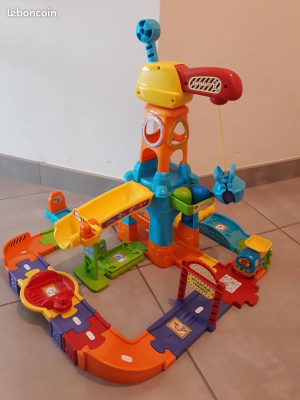 TUT TUT Bolides : CHANTIER avec boite et 1 Bolide (image 1)