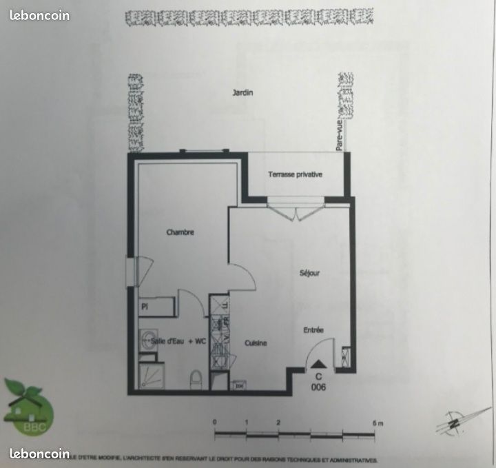 Appartement 2 pièces 40 m² · au Teich · 40 m² · 795 €/mois