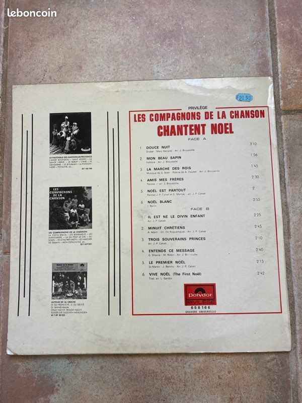 Vinyle, les compagnons de là chansons chantent (image 2)