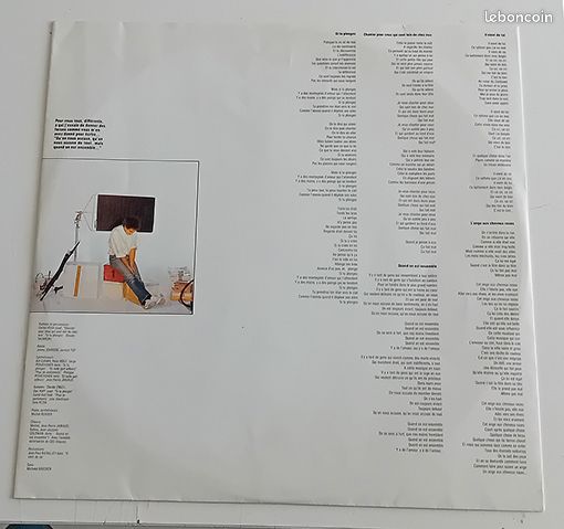 Un 33 tours de Michel Berger - Différences - 1985 (image 3)