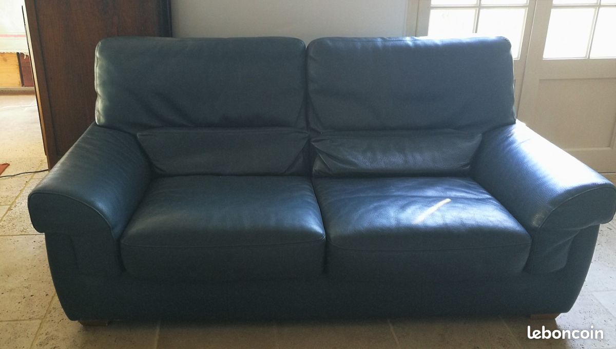 Canapé cuir Roche Bobois (image 1)