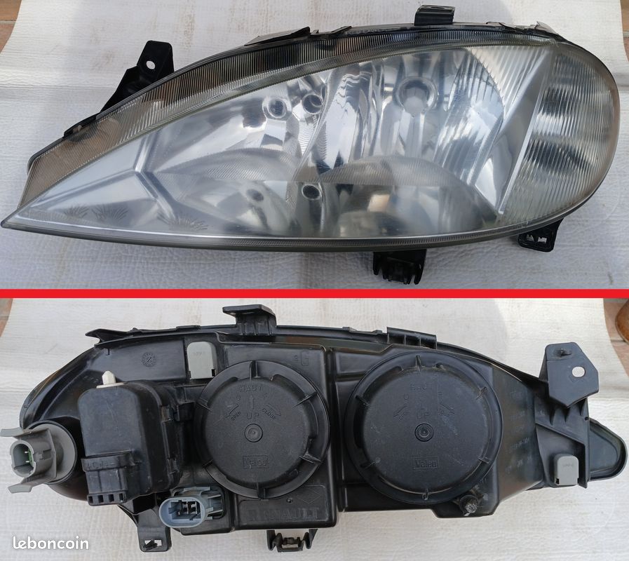 Phare Avant Gauche Pour RENAULT MEGANE 1 Phase 2 - Pièce D'occasion En état Opérationnel