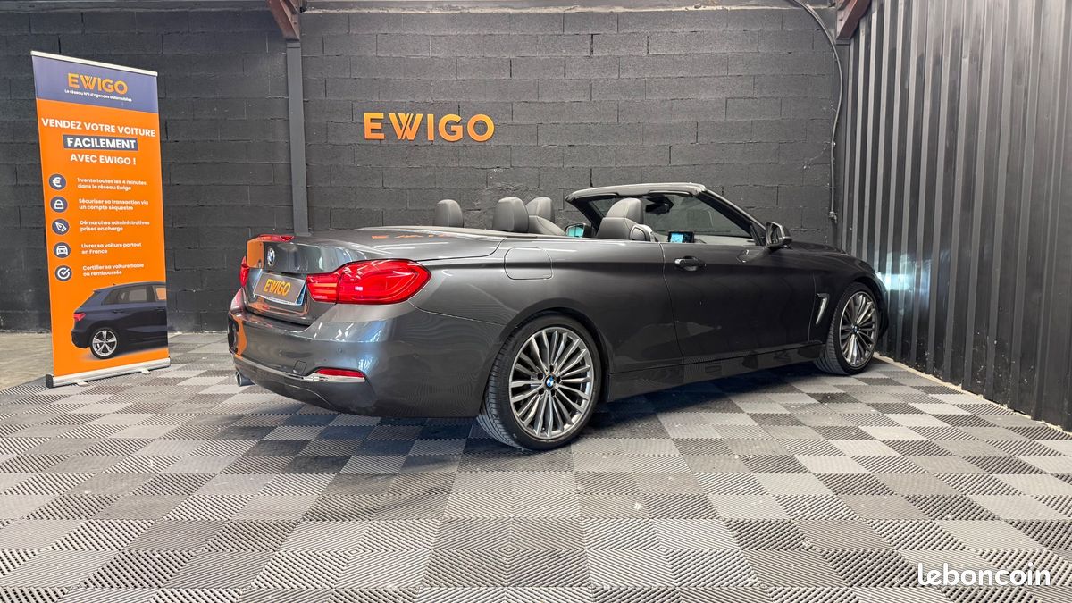BMW SERIE 4 CABRIOLET 2.0 420 I 185 SPORT BVA - HARMAN / SIEGES CHAUFFANTs (image 4)