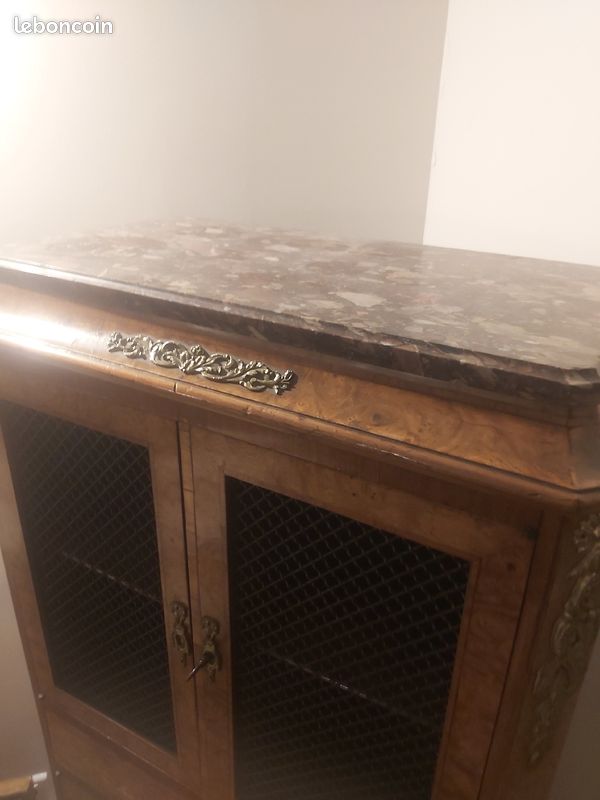 Meuble vitrine style Louis XV XVI (image 6)