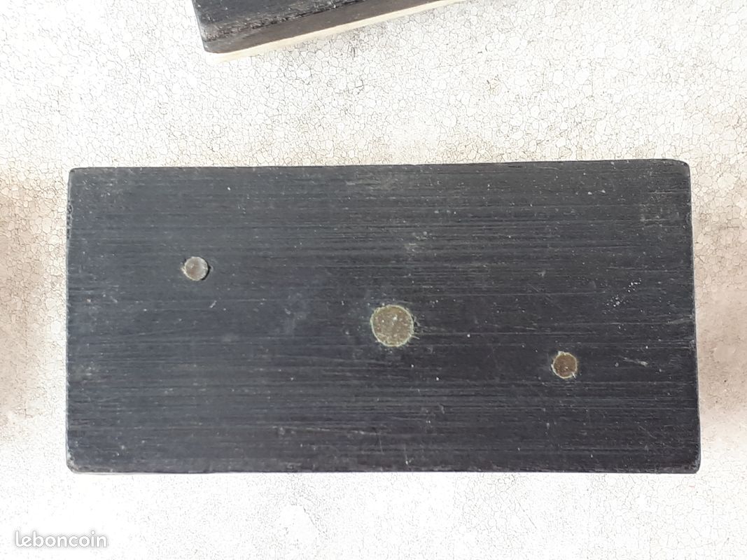 BOITE DOMINOS BOIS & DOMINOS ANCIENS En BOIS LOUPE COLLECTION JEU Ancien D Imgx1200 5441