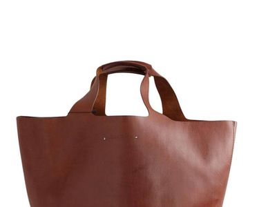 Superbe sac cabas en toile et cuir Destockage Grossiste