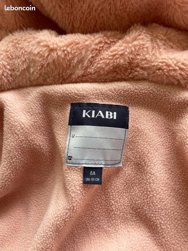 Blouson fille 8 ans rose poudré kiabi 5 (image 9)