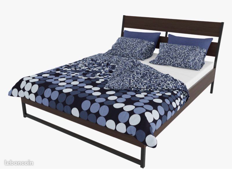Lit trysil IKEA 140x200 avec ou sans matelas (image 1)