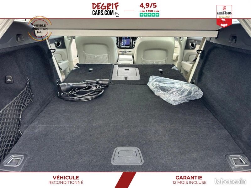 Volvo XC60 T6 AWD Recharge 253+145 Geartronic Plus Style Dark + TOIT OUVRANT + TVA RECUPERABLE (image 37)