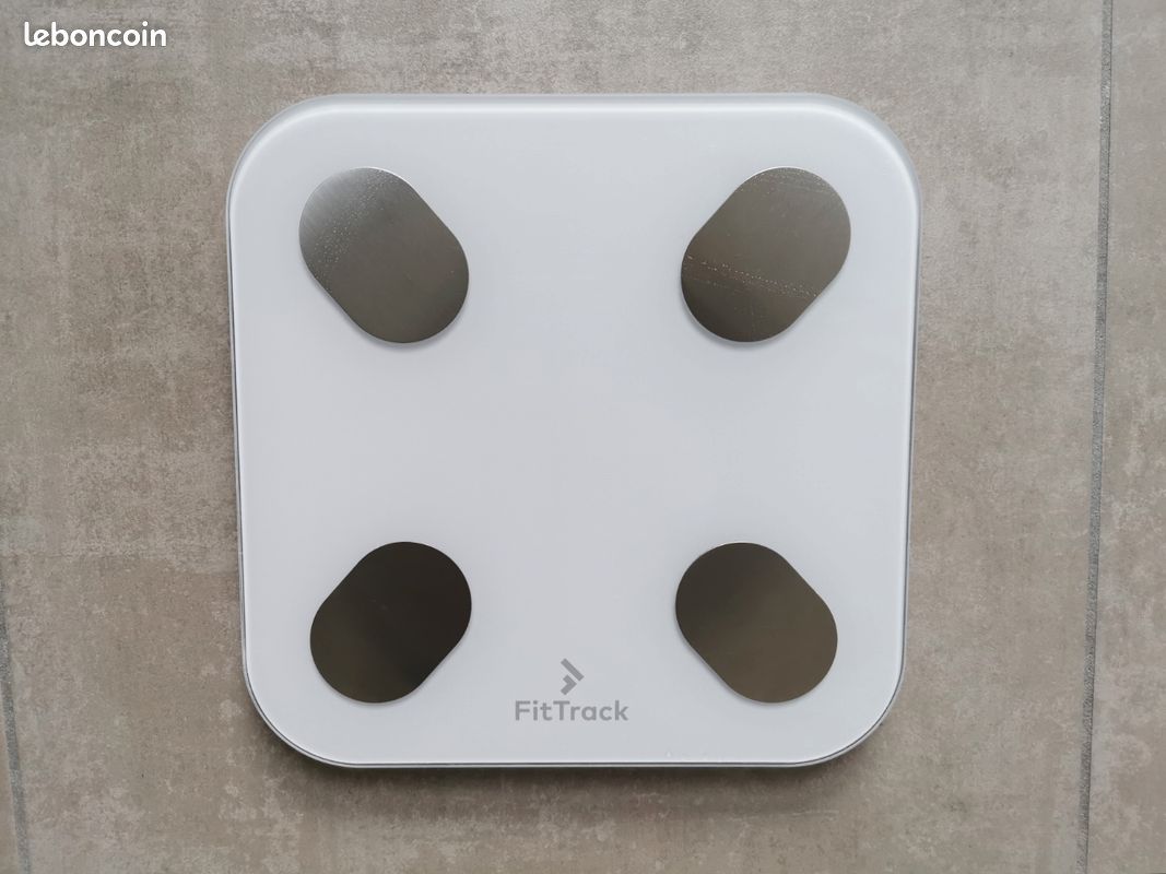 Pèse personne connecté FitTrack Dara Blanc