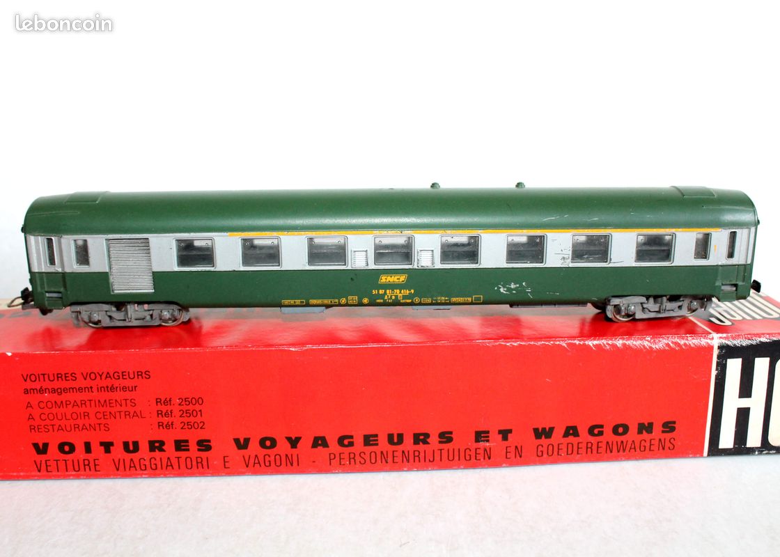 JOUEF TOLE 601 VOITURE VOYAGEURS 1E CLASSE PARIS / ROME EN BOITE