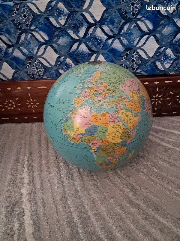 Globe terrestre lampe (image 1)