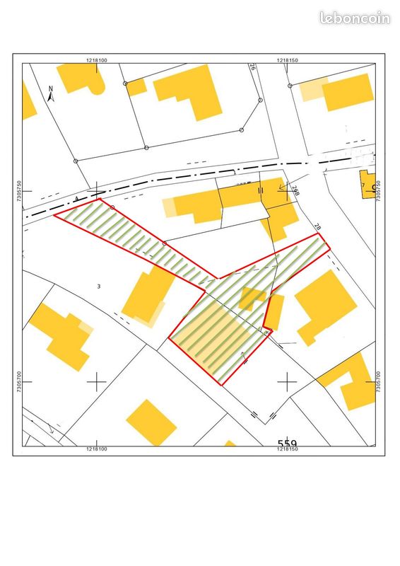 Terrain 950 m² · à Trébeurden · 950 m² · 184 000 €