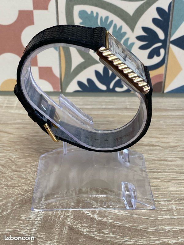 Montre Ancienne Quilbé Paris Argent - Style Tank - Occasion - Montre Bracelet Unisexe