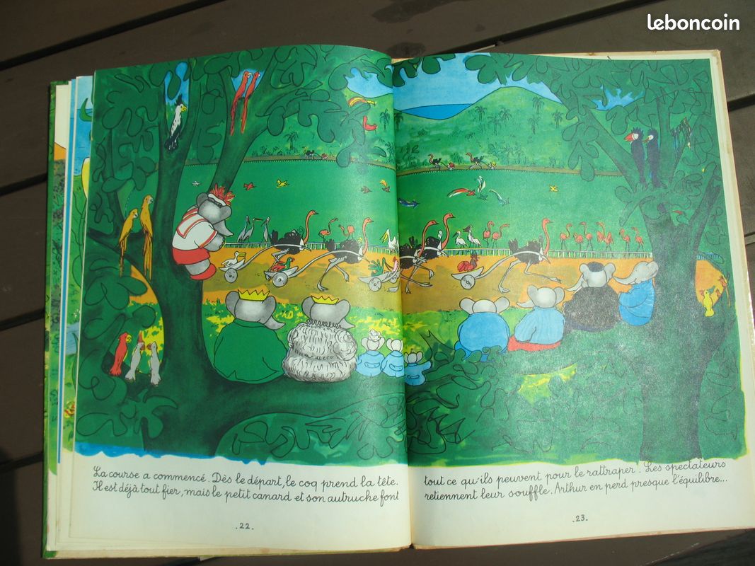 BABAR dans l'ile aux oiseaux --- BABAR et la planete molle ---- GRANDS ALBUMS HACHETTE (image 9)
