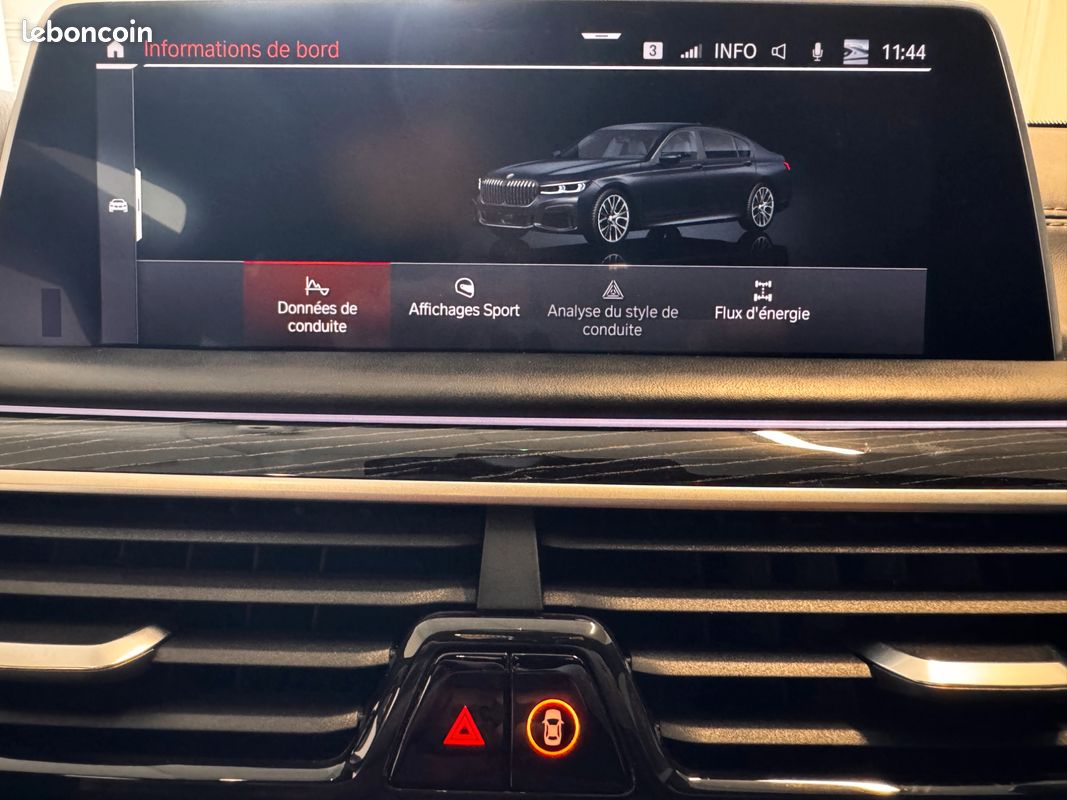 BMW SERIE 7 3.0 740 D 320 M-SPORT XDRIVE /SUIVI FULL BMW/PACK INNOVATION/PREMIERE CLASSE/ASSIST PLUS/ASSIST PRo (image 15)