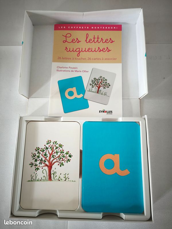 Coffret Montessori lettres rugueuses (image 2)