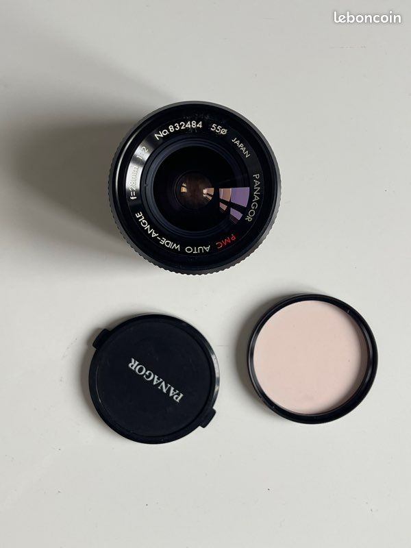 PANAGOR PMC AUTO Wide angle f=28mm 1:2 55 diamètre Japan