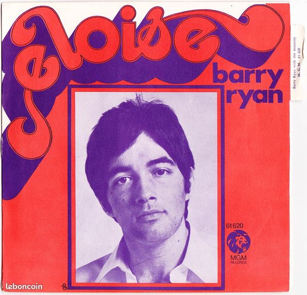Disque 45T Barry Ryan "Eloise" (image 1)