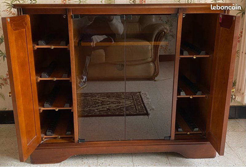 Meuble TV, en merisier bois massif (image 4)