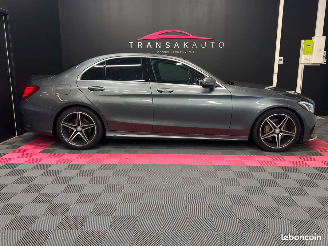 Mercedes CLASSE C220d Fascination Pack AMG - ORIGINE FRANCE - SUIVI COMPLET - RÉVISION À JOUR (image 9)