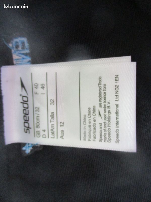 Maillot de bain homme 40 état neuf (image 2)