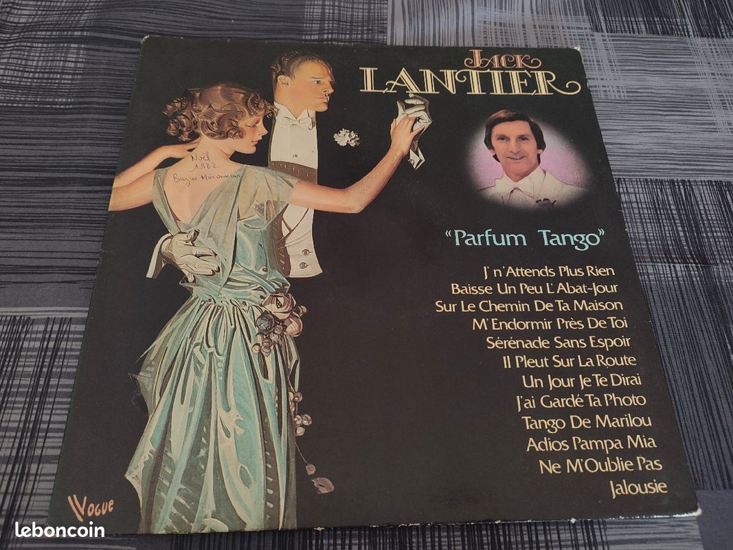 Disque Vinyl vintage - Jack Lantier "Parfum Tango" (image 1)