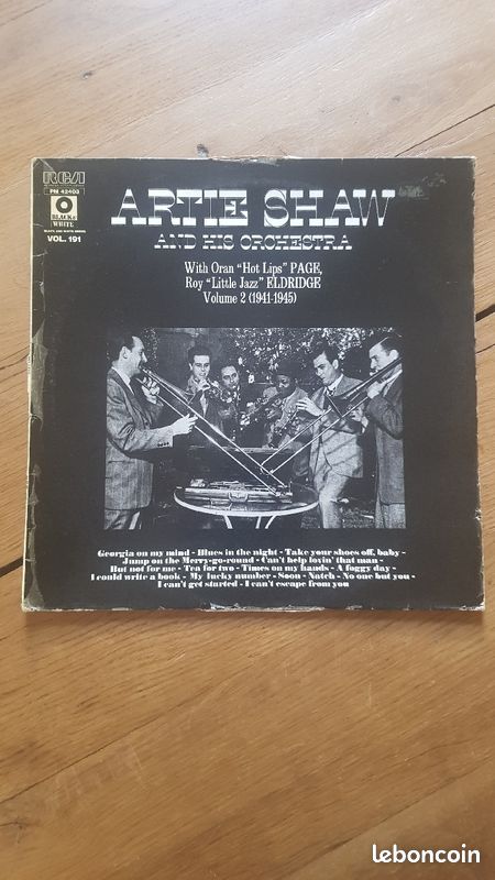 Vinyle 33 Tr Artie Shaw and his orchestra (image 1)