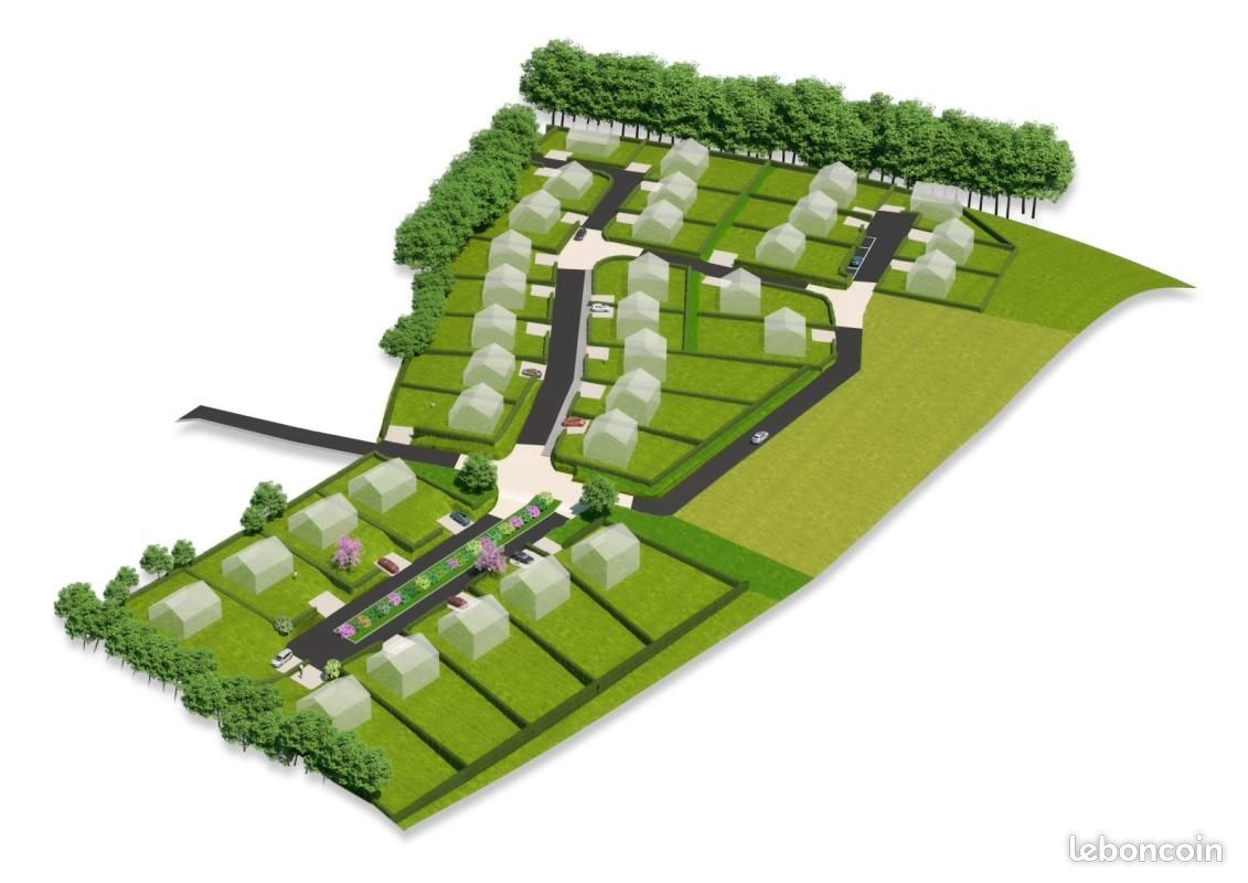 Terrain 817 m² Ergue Gaberic (image 1)