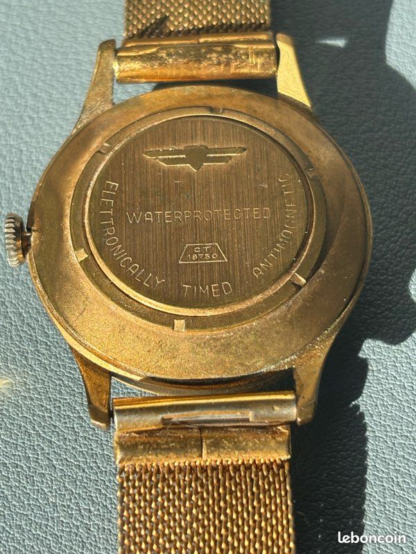Montre Vintage ZEIH DE LUXE Circa 1960 - Mécanique à Remontage Manuel - Bracelet Cuir Neuf