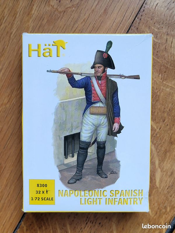 Figurine HAT n°8300 Napoleonic Spanish light infantry 1/72 - NEUF (image 14)