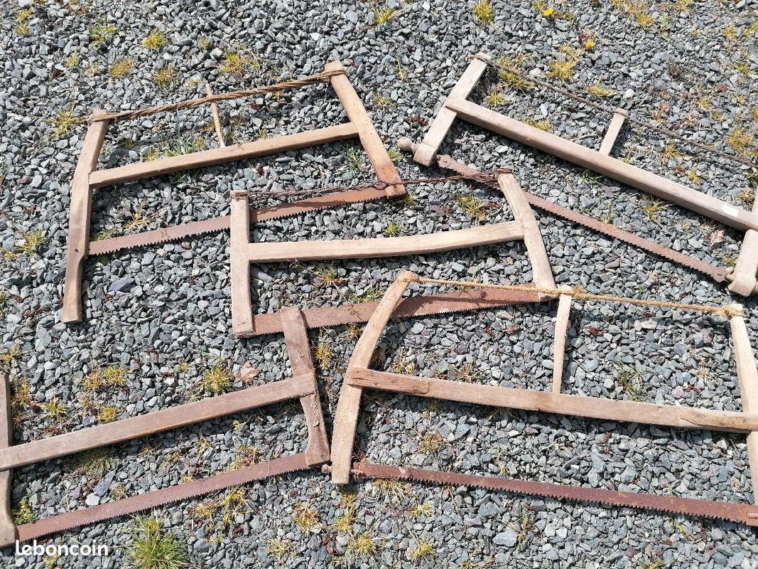 Lot de scies ancienne (image 1)