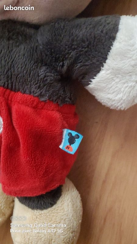 Peluche doudou MICKEY Disney (image 2)