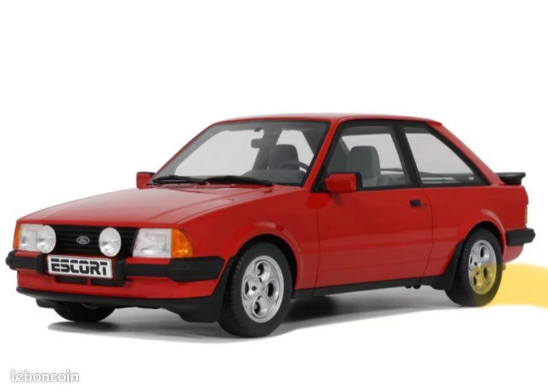 Ford Escort XR3i Otto-mobile 1:18 – OT1049 – Rare – Résine – Année 1980