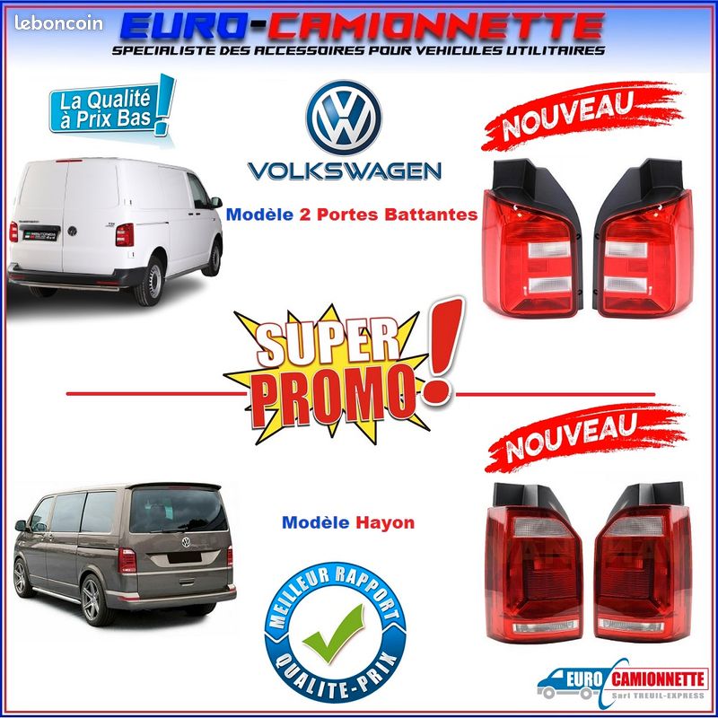 Feu Arrière Transporter T6 2015-2021 - AUROLYNNE Compatible 7E0945096AA