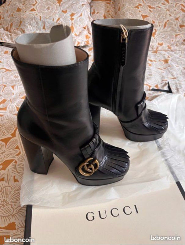 Magnifiques bottines Gucci Marmont, parfait état (image 4)
