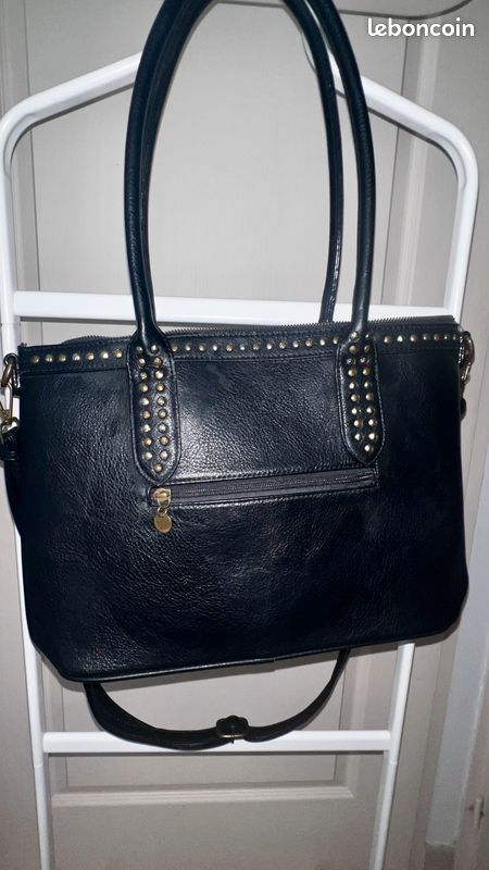 Sac cabas lulu castagnette noir (image 2)