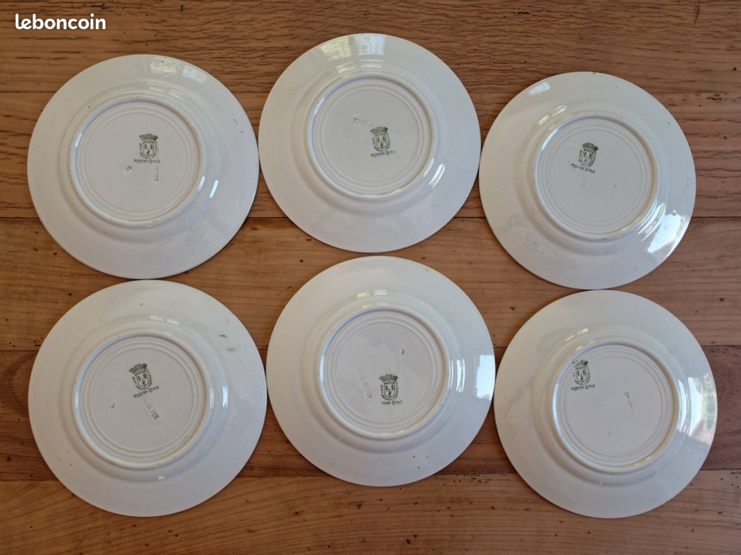 Assiettes terre de fer St Amand & Hamage ”Mdern Style" (12 euros l’unité) (image 4)