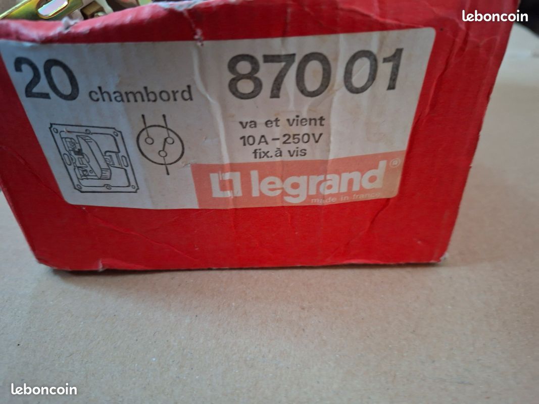 Lot De 2 Voyants Orange LEGRAND Chambord Plexo Vintage - Neufs, Réf. 89832