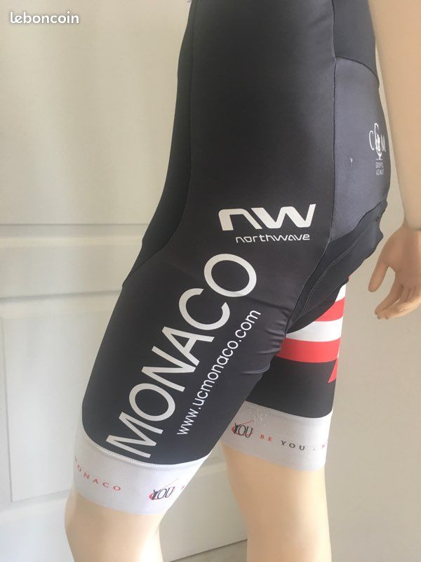 Cuissard UC MONACO Team issue modèle court hiver mi saison Taille S (image 1)