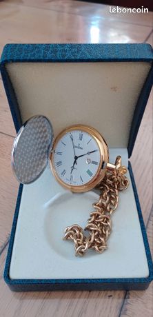 Chaîne De Montre à Gousset Ancienne, 27,5 Cm, Avec Médaille Joker - Occasion