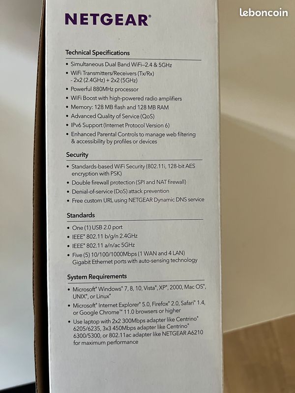 Netgear AC 1200 Smart wifi Router (image 3)