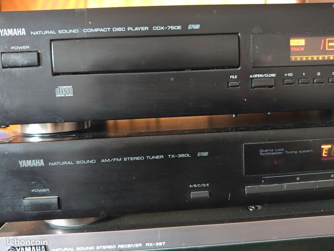 Lecteur CD Vintage Yamaha CDX-750E - Natural Sound (image 2)