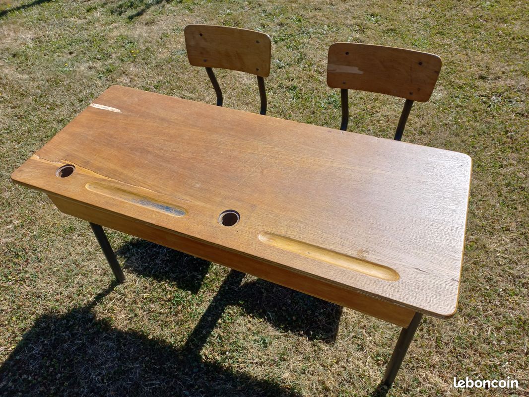 Bureau d'école 2 places (image 2)