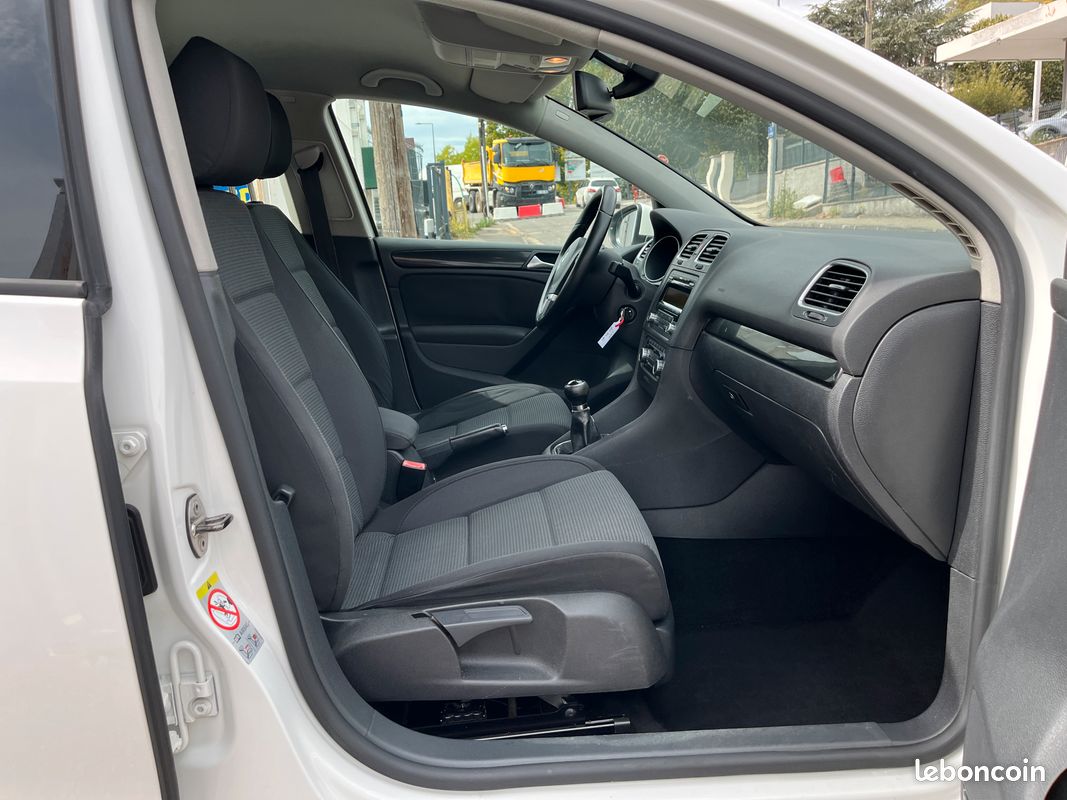 Belle golf 6 2.0 tdi 110cv gps clim possibilité garantie 12 / 24 / 36 mois (image 9)