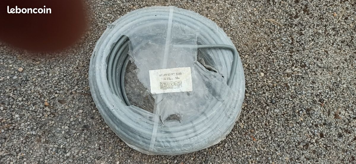 Câble 3g x 2,5 mm2 gris (image 1)