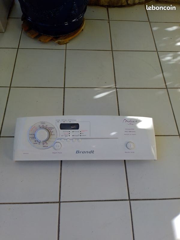 Pièces lave linge BRANDT WTD 1073F Malice A (image 2)