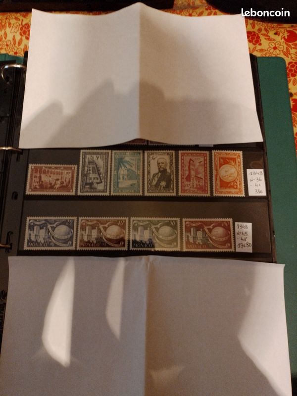Timbres de Monaco année 1949 (image 1)