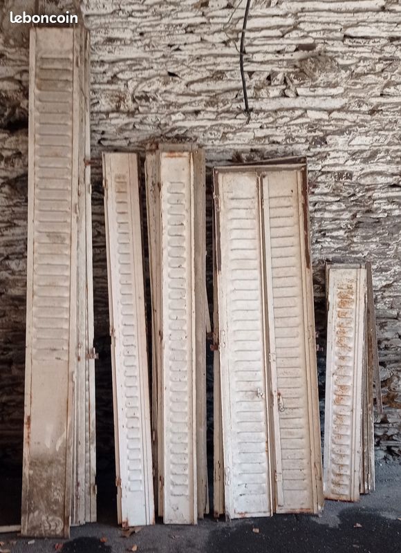 Volet persiennes vintage metalliques (image 1)