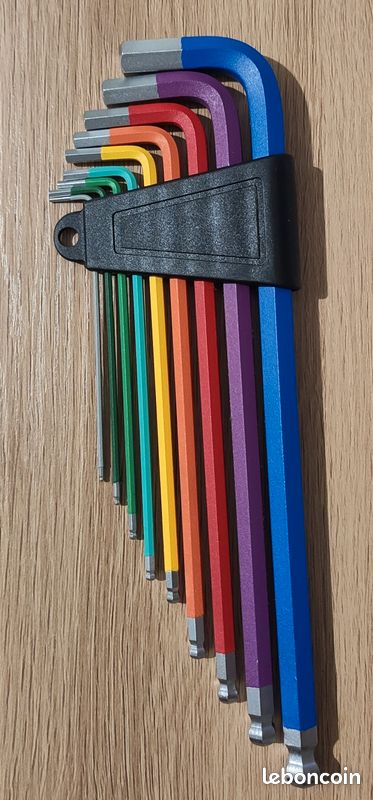 Jeu de clés allen chromées (image 2)